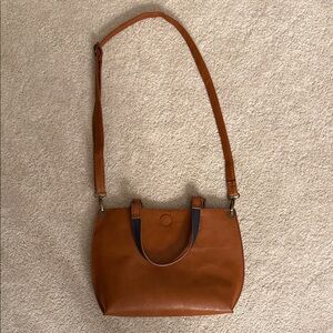 G.H. Bass Tan Shoulder and Hand Bag